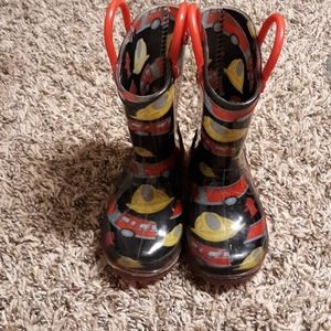 #555Fire fighter rain boots. Size:5